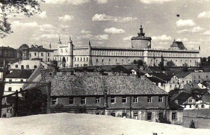 Lublin Castle Overlooknig the Jewish quarter 